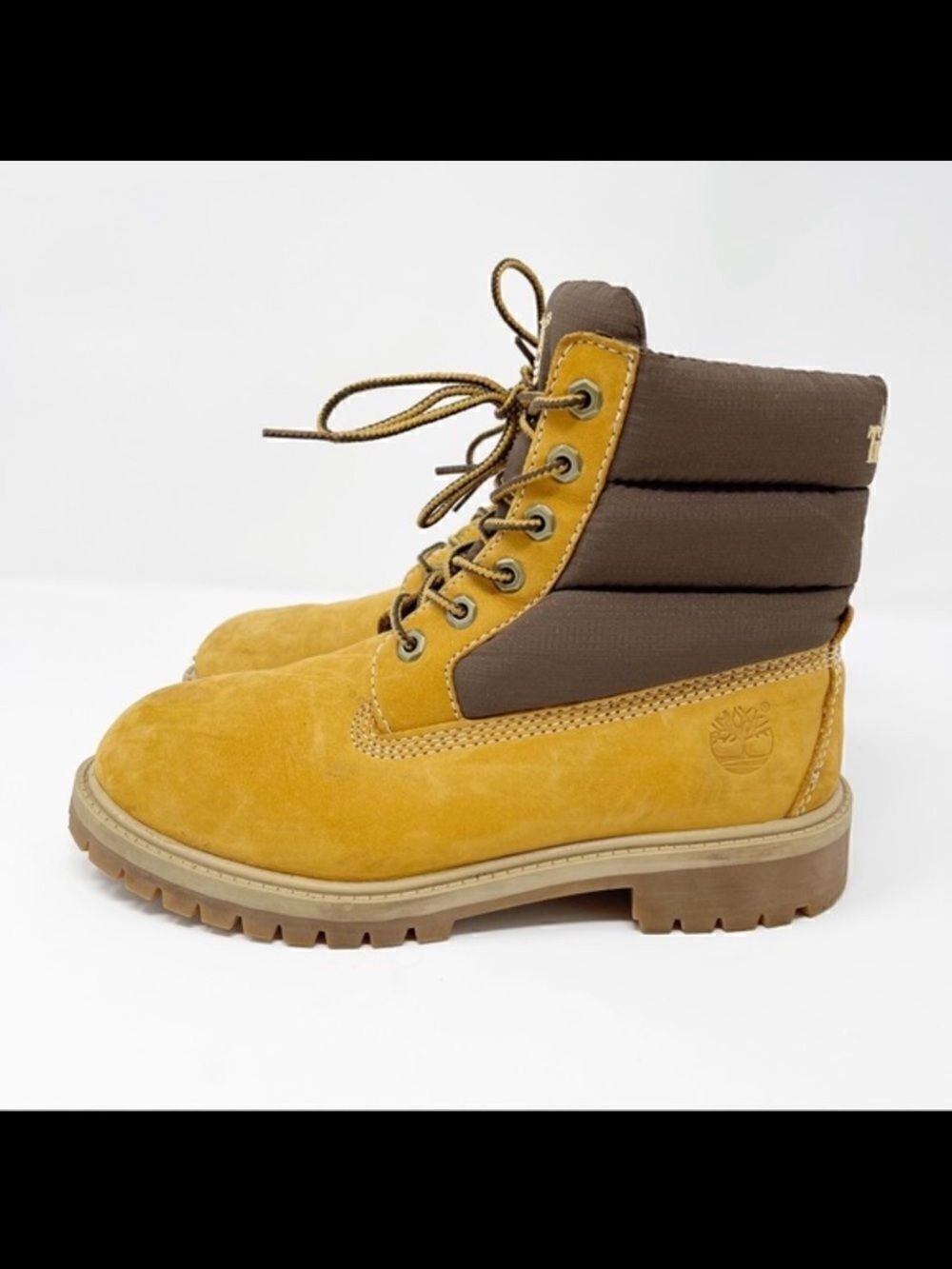 Timberland Quilted 6” Classic Hiking Boot Boys 3.5